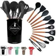 Jogo de Cozinha Conjunto Kit 12 Peças Silicone