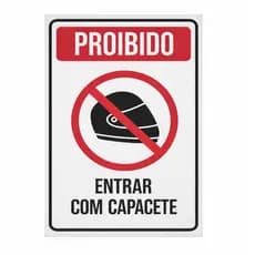 Placas Proibido Sinalização Estabelecimento Comercial 3 Placas