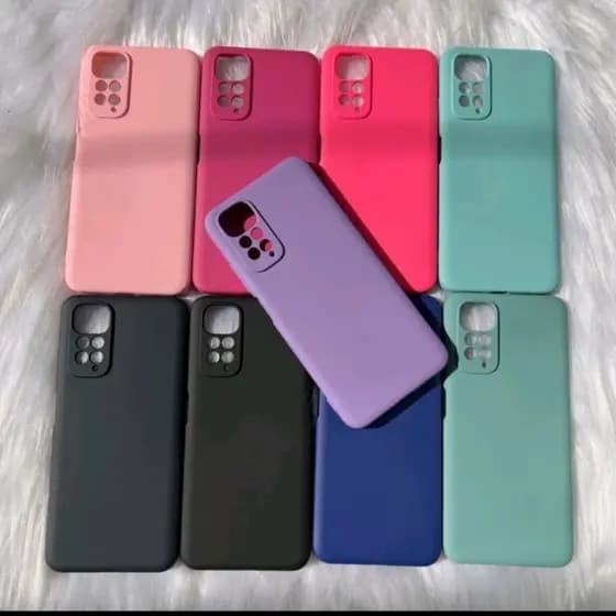 Kit Capa + Pelicula 3D ou Somente 1 capinha Para Xiaomi Redmi Note 11 4G / Note 11S Aveludada