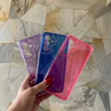 Kit Capa + Pelicula 3D ou só Capinha Space 3 PREMIUM Colorida Pra Samsung Galaxy A17