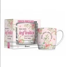 CANECA PORCELANA URBAN 300ML - INFINITO QUE FAZ BEM