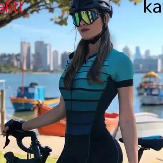 Macaquinho De Ciclismo Feminino, Roupa De Ciclismo Kafitt