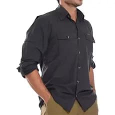 Camisa Masculina Hard Adventure Safari Trekking Proteção Uv50+ Tamanho P a XG