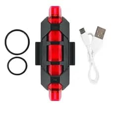 Lanterna Traseira Bike Sinalizador Bicicleta Luz De Led Usb