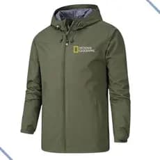Jaqueta Com Capuz Impermeável, Trilha, Pesca, Bike E Casual