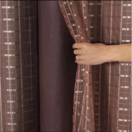 Cortina 4,00 x 2,50 Forro Microfibra Voil Para Varão Quarto Sala Várias Cores