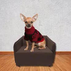 Caminha para Cachorro e Gato Retrátil Suede Marrom Siloe Decor