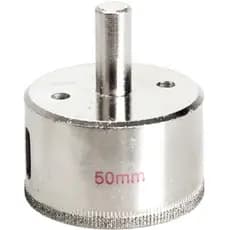 Broca Diamantada 50mm Serra Copo Porcelanato Vidro Cerâmica