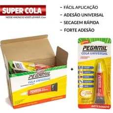 Cola Universal Pegamil 17g Caixa Com 13 Unidades