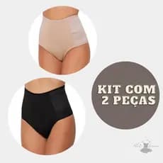 Kit 2 Cintas Feminina Modeladora Redutor Mulher Afina Cintura Fitness Abdominal