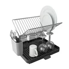 Escorredor Pratos Inox Organizador Talheres Cozinha Facilidade Secagem