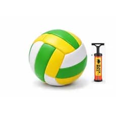 Kit Bola De Volei e Bomba de Ar Para Quadra Praia Voleibol adulto infantil Tamanho 5 Férias Copa