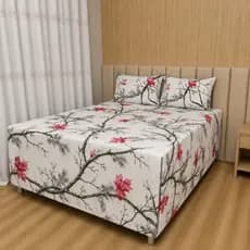 Kit Capa Protetora para Cama Box Casal + 2 Fronhas | Percal 100% Algodão Premium