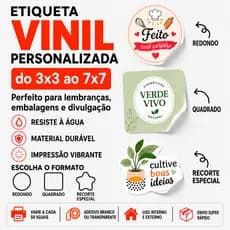 Adesivos Personalizados Em Vinil Branco a Prova D'água do 3x3 4x4 5x5 6x6 7x7 Cm Rótulo Etiquetas Adesivas