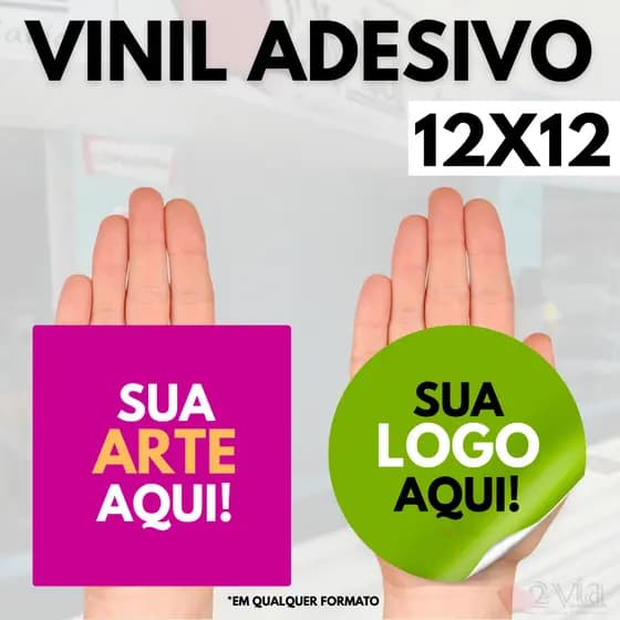 Adesivos 12x12 Personalizados Em Vinil à Prova Dágua Branco Ou Transparente Rótulo Etiqueta Adesiva