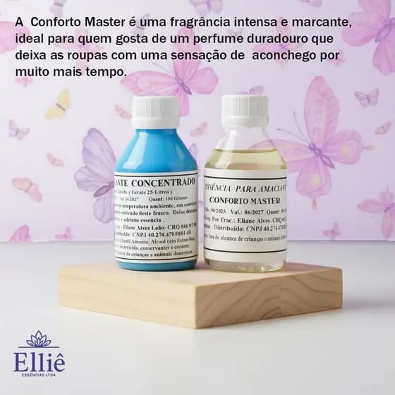 Amaciante Concentrado faz ATÉ 25 LITROS / Kit base e essência.