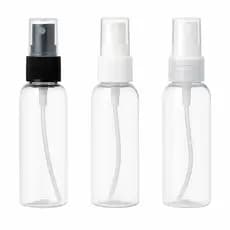 Kit Frascos Spray 60ml PET – Válvula Preta, Branca ou Natural | 12 e 24 Unidades