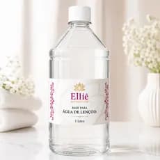 BASE P/ ÁGUA DE LENÇÓIS 1L NEUTRA SEM FRAGRÂNCIA C/ FIXADOR, PERSONALIZÁVEL PARA ADIÇÃO DE ESSÊNCIA ELLIÊ