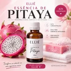Essências Lipossolúvel 50ml ELLIÊ Alta Concentração Para Sabonetes, cremes e Cosméticos artesanais