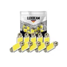 Kit 10 Lampada Torpedo 12v LED COB 16 31 36 39 41 Mm Atacado Branca