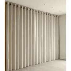 Cortina Linho 100 % BLACKOUT OFF White