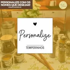 Etiquetas Adesivas para Potes de Temperos Mantimentos Personalizadas Vinil Impermeável Prova D'água