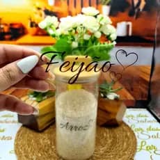 16 Adesivos Transparentes para Mantimentos Café Arroz Açúcar Feijão Vinil Resistente à Água 10x4cm