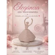 Bailarina elegante giratória clássica decoração
