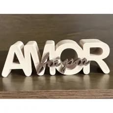 Letreiro gospel foi por amor