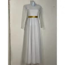 Vestido gode tule cristal Manga longa - Vestido de dança