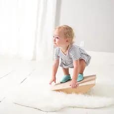 Prancha Equilíbrio Infantil Montessori Prancha equilibrista Força central estabilidade