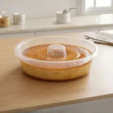 Forma Para Micro-ondas Para Bolo e Pudim 1,65L Transparente