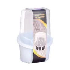 Escorredor e Porta Talheres com Tampa Incolor 4 Divisórias BPA Free: Organização e Higiene