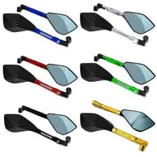 Retrovisor de Moto Esportivo Universal Anti-reflexo Tomok Triangular Hornet Z800 Xj6 Cb 1000 300 Faze Off Racer