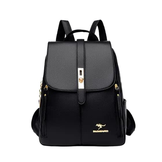 Bolsa Feminina Executiva Fashion em Couro PU Impermeável com Bolso Antifurto
