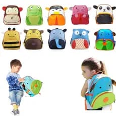 Mochila Infantil Animais Zoo Bichinhos Menina Menino Creche Escolar Passeio