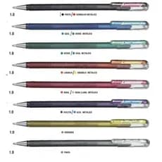 Caneta Hybrid Dual Metallic Gel 1.0mm - Pentel
