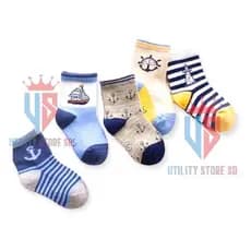 Kit 12 Pares Meias Infantil Masculina Estampadas Menino Criança Masculino 0 A 10 Anos Confortável