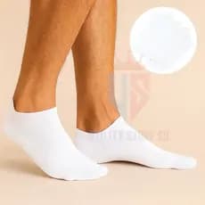Meia Masculina Soquete Branca Cano Curto Veste 38 ao 44