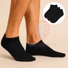 Meia Masculina Soquete Preta Cano Curto Veste 38 ao 44