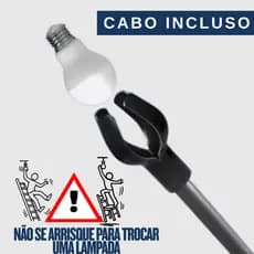 Trocador de Lampada Bulbo Adaptador de Lampada Led Luz Suporte para trocar lampada