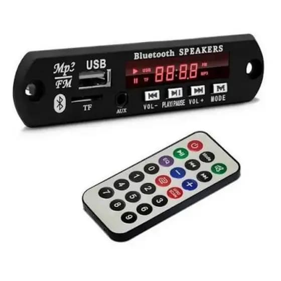 Kit 20 peças Placas Decodificadora MP3 Caixa Ativa USB SD Bluetooth FM