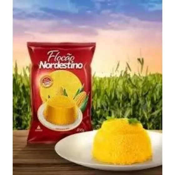 kit 5 Flocao de milho Nordestino 500gr