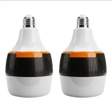 2x Lâmpada de Emergência Led 50W 6h Ligada Apósfalta de Energia - 110-220V