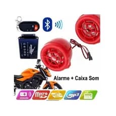 Alto-Falante Para Moto Liberte a Potência do Som na sua Motocicleta Proteção Anti-Roubo Bluetooth caixa de som