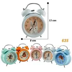 Despertador Relógio Mesa Metal Padrão animal bonito Retro/Vintage Super Alto Portátil Pilha-635