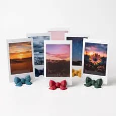 Suporte para Foto Instax Polaroid Porta Retrato Laço Bilhete Cartão Mensagem Decorativo Mesa 5, 10, 25 und