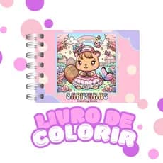 Livro Para Colorir Stitch/Capivara 50 págs