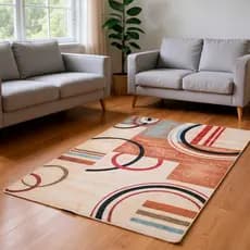 Tapete para Sala/Quarto Velvet Belga Luxo Antiderrapante Moderno (1,00m x 1,50m) - Toque Aveludado