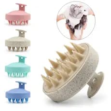 Escova De Massagem De Silicone Para Cabelo Banho